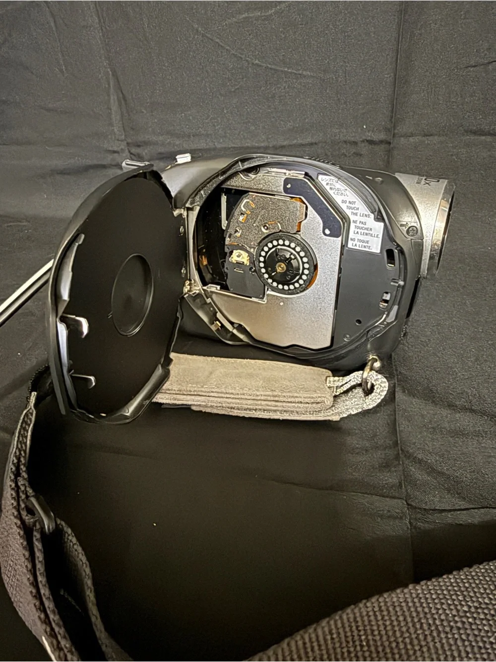 Sony Black and Silver Handycam Camcorder with Remote & Cables
